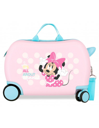 4561021 ABS ROLLING SUITCASE 4W.(2 MULTID.) 45CM. MINNIE PLA